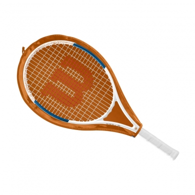 Wilson Children's Tennis Racket Roland Garros Elite Comp 26in (11-14 years) white - strung -